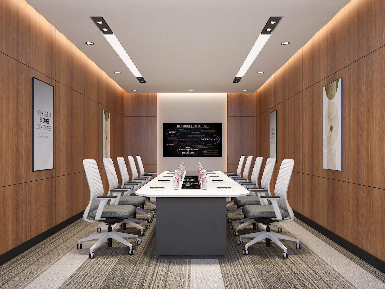 Meeting room at Bansal Tower co-working space Gurgaon