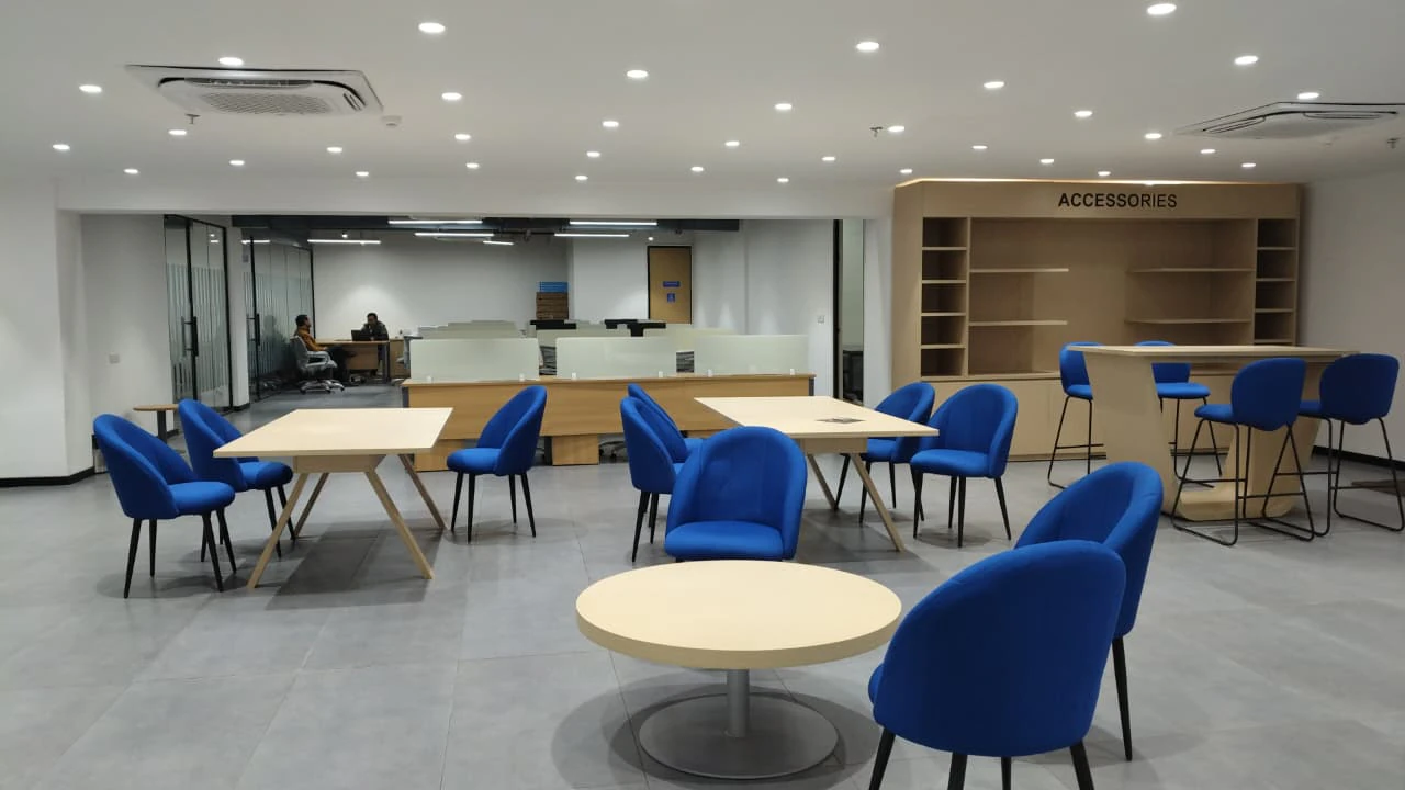 Consultation / meeting area for clients at VinFast showroom