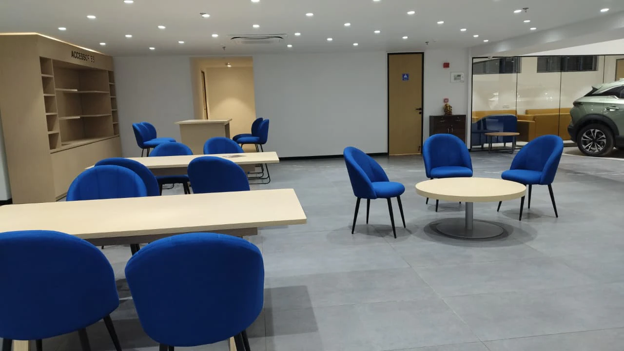 Meeting room inside VinFast showroom